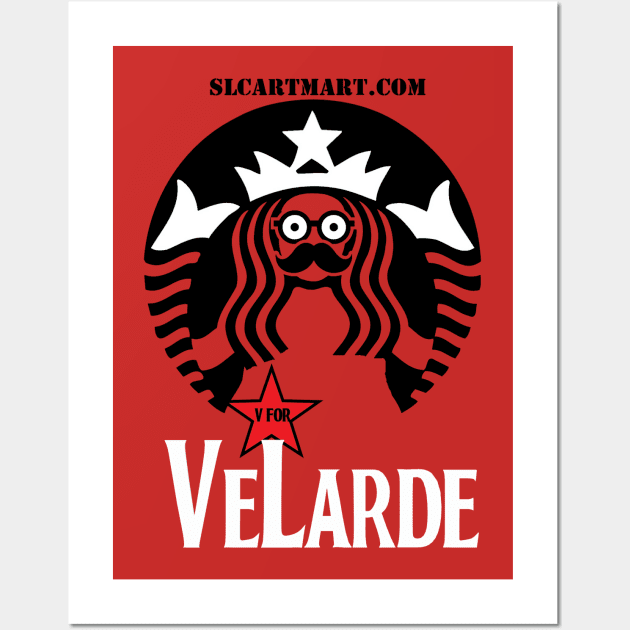 V for Velarde tee Wall Art by V for Velarde